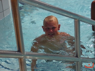 Koupání 5. tříd v Únanově