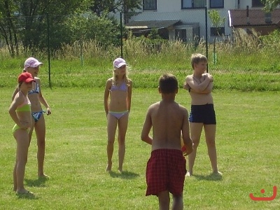 Koupání 5. tříd v Únanově