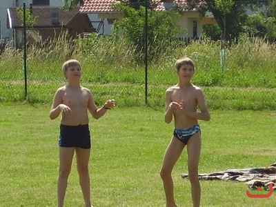 Koupání 5. tříd v Únanově