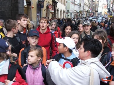Zájezd sportovních tříd do Prahy