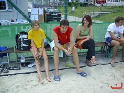 Adams family beach