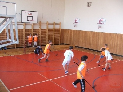 Florbalový turnaj 8. a 9. tříd