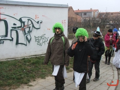 Masopustní průvod 1. stupně