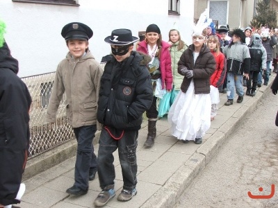 Masopustní průvod 1. stupně