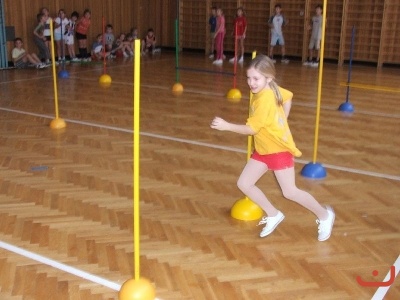 Štafetové hry 1.-3. tříd