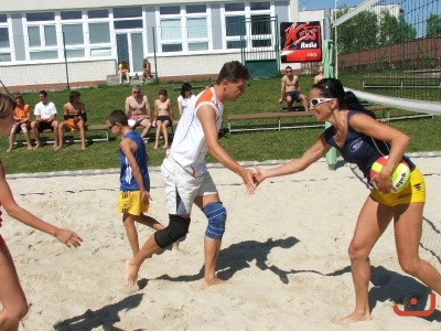 Adams family beach