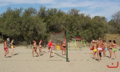 Beachový kemp v Itálii