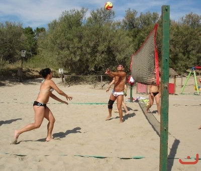 Beachový kemp v Itálii