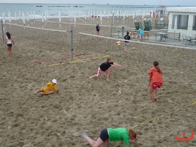 Beachový kemp v Itálii