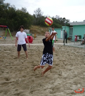 Beachový kemp v Itálii