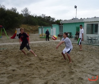 Beachový kemp v Itálii