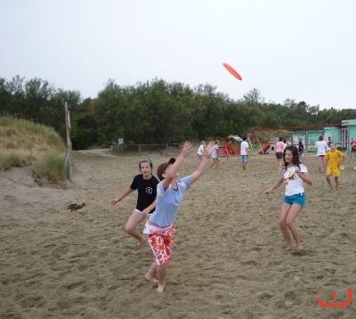 Beachový kemp v Itálii
