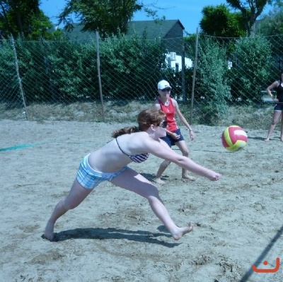Beachový kemp v Itálii