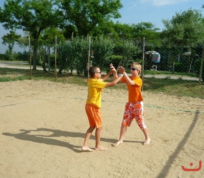 Beachový kemp v Itálii