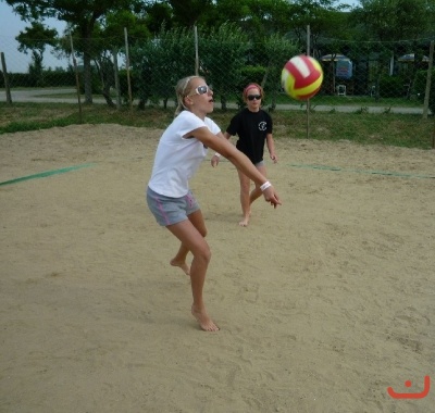 Beachový kemp v Itálii