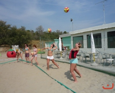 Beachový kemp v Itálii
