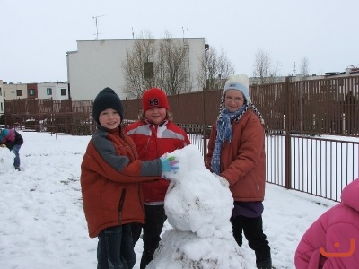 Stavění sněhuláků