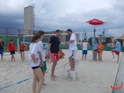 Beachový turnaj osobností a žáků školy