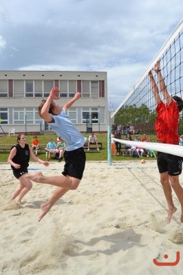 Beachový turnaj osobností a žáků školy