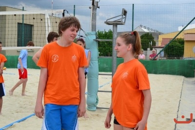 Beachový turnaj osobností a žáků školy