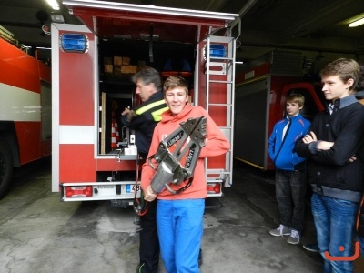 8.A na exkurzi u hasičů