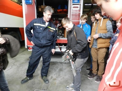 8.A na exkurzi u hasičů