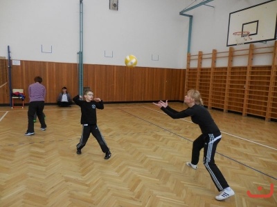 Novoroční minivolejbal rodičů s dětmi