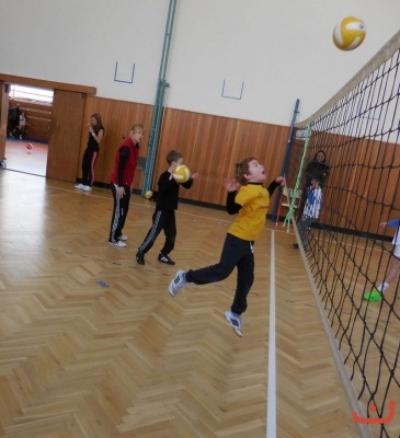 Novoroční minivolejbal rodičů s dětmi