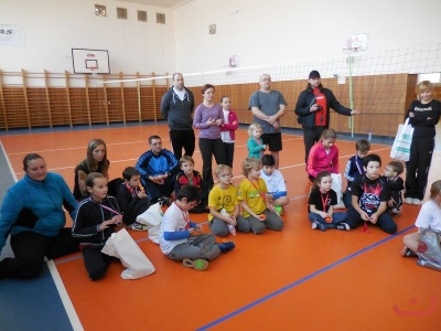 Novoroční minivolejbal rodičů s dětmi
