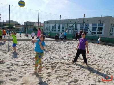 Beachový turnaj rodičů a dětí