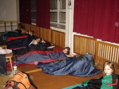 Spaní ve škole 9. tříd