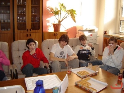 Spaní ve škole 9. tříd