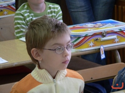Prvňáčci první den ve škole