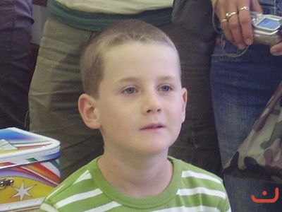 Prvňáčci první den ve škole