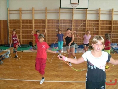 Letní volejbalové soustředění ve škole