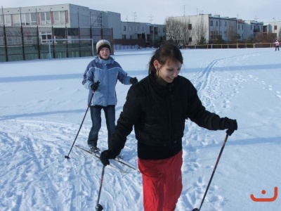 Tělesná výchova na běžkách
