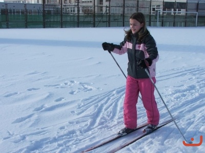 Tělesná výchova na běžkách