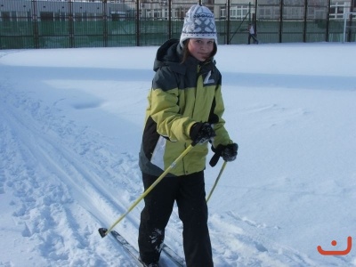 Tělesná výchova na běžkách