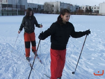 Tělesná výchova na běžkách