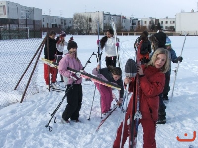 Tělesná výchova na běžkách