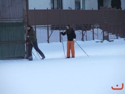 Tělesná výchova na běžkách