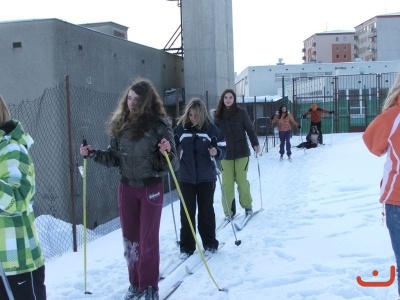 Tělesná výchova na běžkách