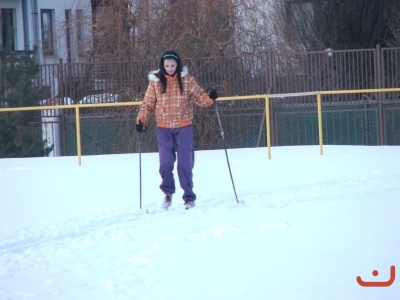 Tělesná výchova na běžkách