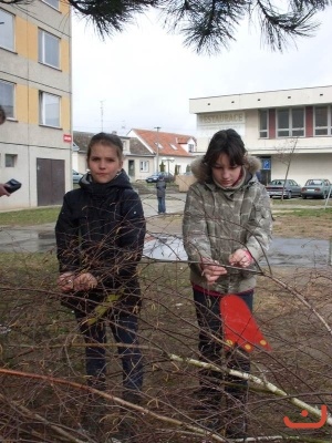 Zdobení velikonočních břízek