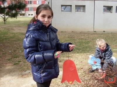 Zdobení velikonočních břízek