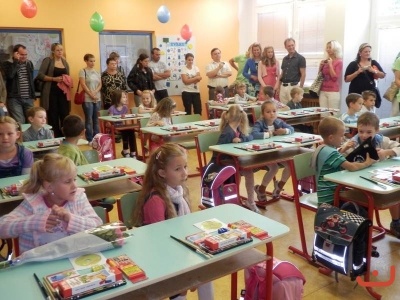 Školní premiéra prvňáčků