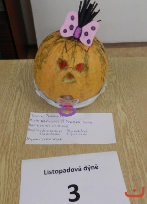 Listopadová dýně - soutěž tříd