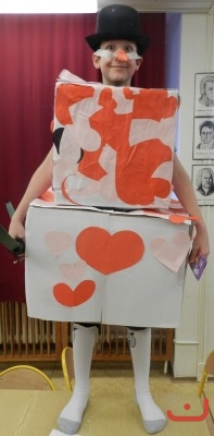 Valentýnský sněhulák