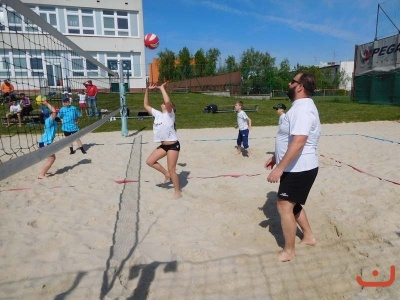 Beachový turnaj rodičů a dětí