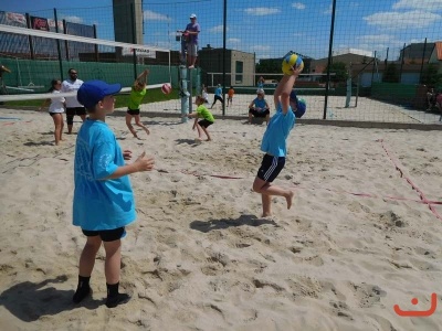 Beachový turnaj rodičů a dětí